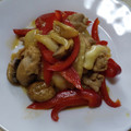 mooyan's cooksnap of when they made 白菜の軸と野菜のシャキシャキソース炒め.
