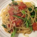 ベティ３'s cooksnap of when they made 菜の花としらすのフレッシュトマトパスタ.