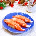 Satoco❋'s cooksnap of when they made カニカマ＆チーズ ★回転寿司のマグロ風？.