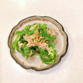 クックEBXFTK☆'s cooksnap of when they made ピーマンのとツナの和え物.
