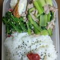 たくじろうさんたろう's cooksnap of when they made お弁当にもぴったりな小松菜と豚肉の炒め物.