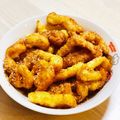 meg;'s cooksnap of when they made カリカリもちもちポテト★コンソメ味★.