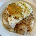 すぎぴぃ☆'s cooksnap of when they made カフェ風♥納豆目玉焼き丼.