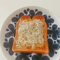 yokoyoko76's cooksnap of when they made 超簡単！しらすトースト.