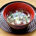 お料理ニャロメ's cooksnap of when they made ネギと生姜の即席☆中華スープ.