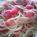 しにお's cooksnap of when they made 夏♪トマトとツナの冷製パスタ.