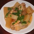 まっくす＠二階建's cooksnap of when they made 大根と手羽元の煮物.