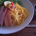 vivido's cooksnap of when they made 自慢の冷麺♪　冷やし中華.