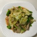 CHISA☆ごはん♪'s cooksnap of when they made 簡単旨っ♪豚肉とキャベツのケチャ味噌炒め.