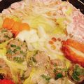 おうちごはん☆'s cooksnap of when they made ひき肉だんご鍋.