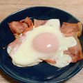 のんべぇヒロ's cooksnap of when they made ベーコンエッグ.
