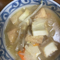 ちゃぎー's cooksnap of when they made 厚揚げと大根ともやしと葱の適当味噌汁.