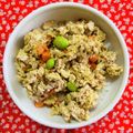 チェックのミニくま's cooksnap of when they made 挽肉と人参の炒り豆腐.