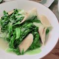 みにゃさら's cooksnap of when they made レタス☆魚肉ソーセージ炒め.