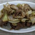 えびピー's cooksnap of when they made 鷄レバーとキャベツ炒め.
