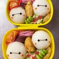 Chaaa_room's cooksnap of when they made 超簡単キャラ弁 ベイマックス ツムツム.