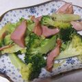 きらり流れ星's cooksnap of when they made ブロッコリー•ベーコン炒め♪.