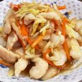 ミアンミアン's cooksnap of when they made ◇白菜と大根＊鶏むね肉の甘酢炒め◇.