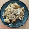 みょんとも's cooksnap of when they made 胡麻油が香ばしい！味噌で炊き込みご飯　.