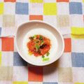 カレンガール's cooksnap of when they made 簡単副菜に♪長芋とろろキムチ擂り胡麻かけ.