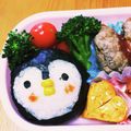 クック269REX☆'s cooksnap of when they made キャラ弁☆ペンギン.