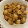 sacching's cooksnap of when they made サッと煮て柔らかく【ベビーホタテの甘辛煮.