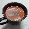かいね0210's cooksnap of when they made レンジ♪トマトジュースでトマトスープ。.