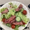 おはなすき's cooksnap of when they made 余り物が変身！ローストビーフサラダ.