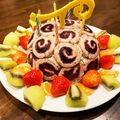 Mickey♪'s cooksnap of when they made 悪魔の実ケーキ.