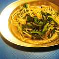 神風＊'s cooksnap of when they made 簡単！もやしとニラのシャンタン炒め.