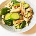 みなとのまんま's cooksnap of when they made きゅうりとえのきの中華炒め.