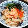 dimbula121's cooksnap of when they made 秋鮭としめじの炊き込みご飯☆はらこめし.