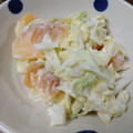 なおじ＊＊'s cooksnap of when they made 柿がおかずに！柿とキャベツのマヨサラダ.