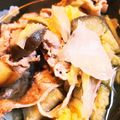 kyuko☆'s cooksnap of when they made 鍋(白菜・ナス・豚バラ・ちびフライパン).