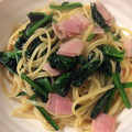 ベティ３'s cooksnap of when they made 簡単！ベーコンとほうれん草の和風パスタ.