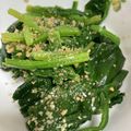 ヒヨコマメ☆'s cooksnap of when they made 濃厚☆ほうれん草のピーナッツ和え.