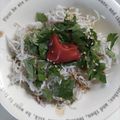 うっすぃ愛's cooksnap of when they made １分で完成！大葉香る梅しらす丼.