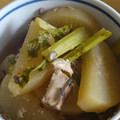 白猫同盟's cooksnap of when they made さば缶と大根と油揚げの煮物.