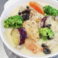 クックUR9L2V☆'s cooksnap of when they made ■簡単、美味しい！鮭ときのこのクリーム煮.
