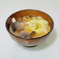 キンプリ's cooksnap of when they made サバの水煮とキノコのお味噌汁.
