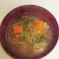 なめこおろし's cooksnap of when they made カボチャのお味噌汁　.