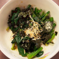 happyelle's cooksnap of when they made 海苔鰹の風味で絶品！ほうれん草のおひたし.