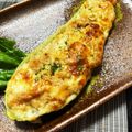 n＆k's cooksnap of when they made ツナ味噌マヨ☆ズッキーニボート♡.