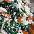 まりゆりひろこ's cooksnap of when they made 春菊とほうれん草の白和え.