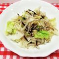 お魚キッチン's cooksnap of when they made 塩昆布で簡単★もやしとキャベツのサラダ.