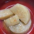 canadawhistler's cooksnap of when they made 煮るだけ！ほっこり大根の味噌煮.