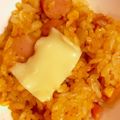9ma9ma's cooksnap of when they made 炊飯器で！カレーピラフ♬.