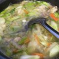 海さんママ's cooksnap of when they made 鶏もも肉と白菜の具だくさん汁.