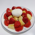 ★ちょびすけ★'s cooksnap of when they made トマトのブッラータのせ.