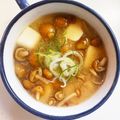 ありみりん♡'s cooksnap of when they made 生姜でぽかぽか～豆腐となめこのお味噌汁.